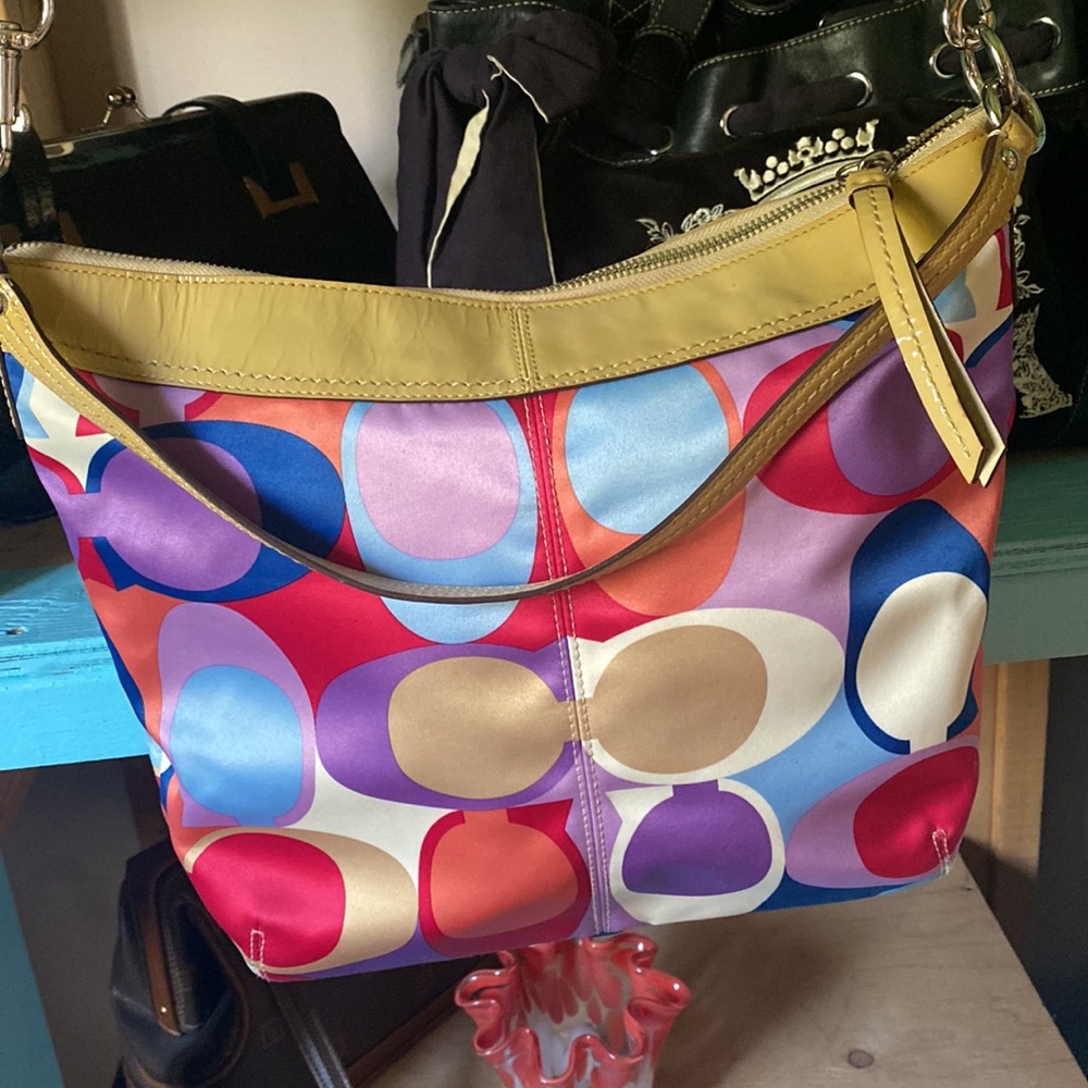 Classic Coach Bag Multicolor Crossbody